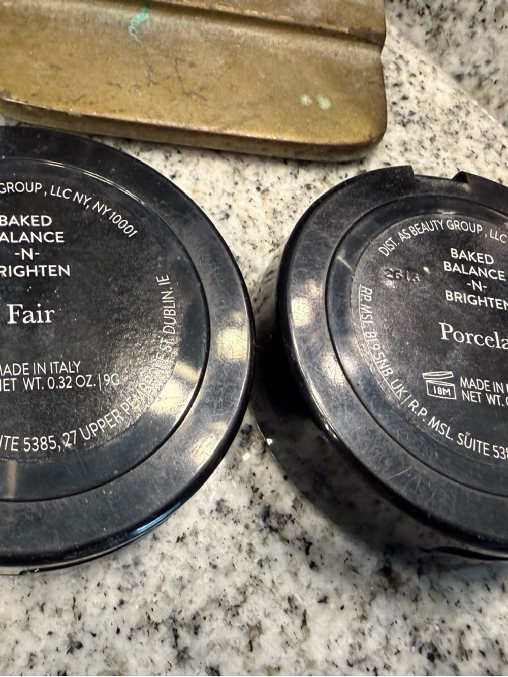 Laura Geller Baked Balance-N-Brighten Powder Foundation lot- Fair and Porcelain - Picture 4 of 4